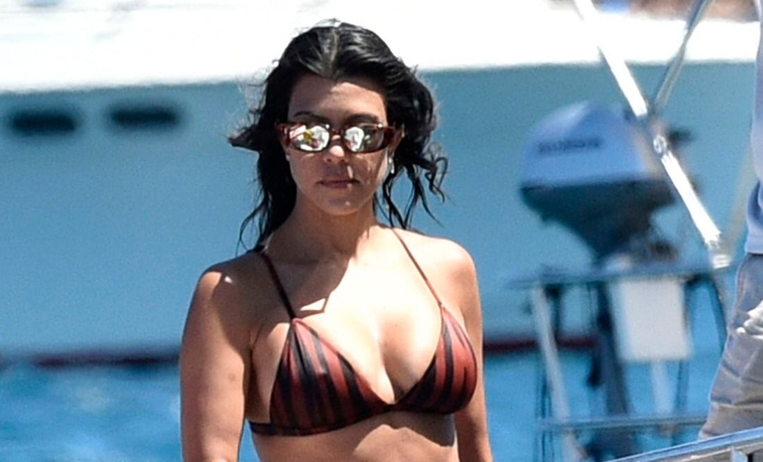 Kourtney Kardashian Arrasa En Instagram Con Su Bikini P Rpura M S Peque O